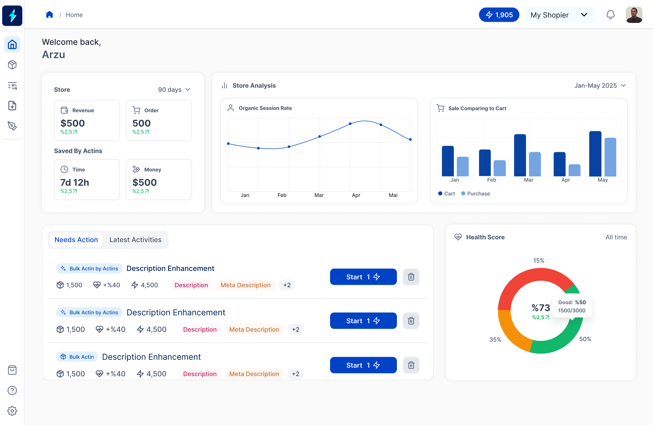 Photo of a man in a room using a tablet computer